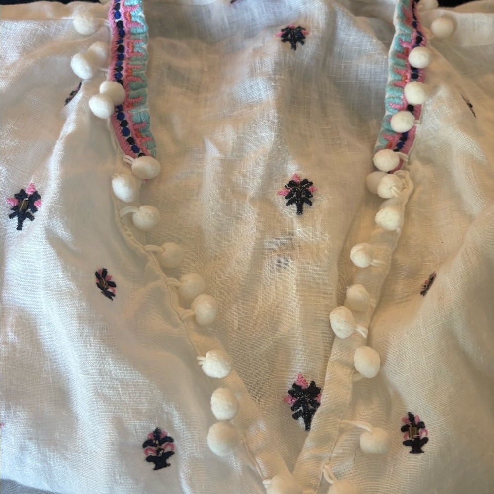 Calypso St. Barth white Tunic with Elephant Print - Picture 4 of 6